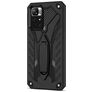 Mobigear Armor Stand Xiaomi Redmi Note 11T Hülle Hardcase Backcover Stoßfest mit Ständer - Schwarz