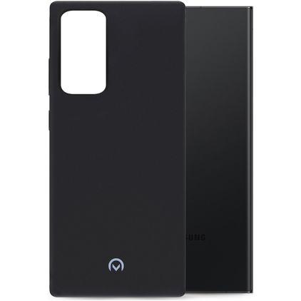Mobilize Rubber Gelly Samsung Galaxy S23 Ultra Hülle Flexibles TPU Backcover - Matt Black
