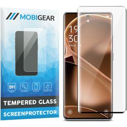 Mobigear OPPO Find X6 Pro Panzerglas Displayschutz - Hüllenfreundlich - Schwarz