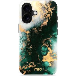 MIO iPhone 16 MagSafe Hülle Hardcase Backcover - Green Marble