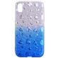 Mobigear Design iPhone XS Max Hülle Flexibles TPU Backcover - Blau