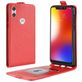 Mobigear Motorola One Hülle Flipcase - Rot