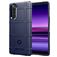 Mobigear Rugged Shield Sony Xperia 5 Hülle Flexibles TPU Backcover Stoßfest - Blau