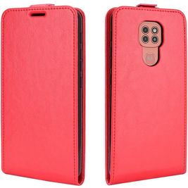 Mobigear Motorola Moto G9 Play Hülle Flipcase - Rot