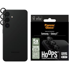 PanzerGlass Ceramic Hoops Samsung Galaxy S25 Gehärtetes Glas Kameralinsen Schutz - Hüllenfreundlich