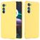Mobigear Rubber Touch Motorola Edge 30 Silikon Hülle Backcover - Gelb