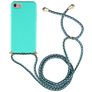 Mobigear Lanyard iPhone SE (2020) Flexibles TPU Handykette - Türkis