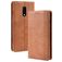 Mobigear Sensation OnePlus 7 Klapphülle Portemonnaie - Cognac