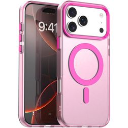 Mobigear Shockproof iPhone 18 Pro Max MagSafe Hülle Hardcase Backcover - Rot