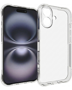Mobigear Cushion Durchsichtig iPhone 17 Hülle Flexibles TPU Backcover - Transparent