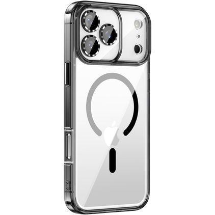 Valenta Trend iPhone 18 Pro Max MagSafe Hardcase Backcover - Transparent / Schwarz