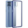 Mobigear Shockproof Samsung Galaxy M53 Hülle Hardcase Backcover - Transparent / Blau