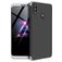 Mobigear TriGuard HONOR Note 10 Hülle Hardcase Backcover - Schwarz / Silber