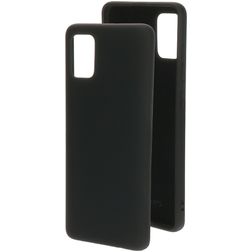 Mobiparts Samsung Galaxy A51 Silikon Backcover - Schwarz