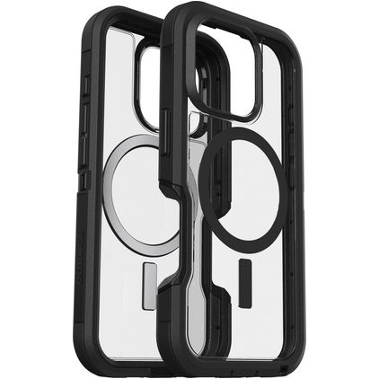 Otterbox Defender iPhone 16 Pro MagSafe Hülle Hardcase Backcover Stoßfest - Transparent / Schwarz