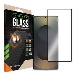 Striker Xtreme Impact Samsung Galaxy S25 Ultra Panzerglas Gehärtetes Glas Displayschutz - Hüllenfreundlich