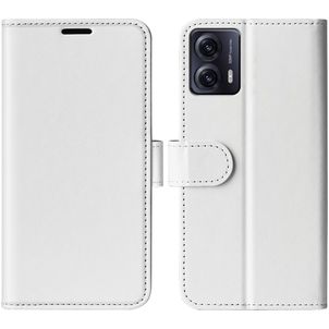 Mobigear Basic Motorola Moto G53 5G Hülle Klapphülle Geldbörse - Weiß
