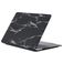 Mobigear Marble MacBook Air 13 Zoll (2018-2020) Hardshell Hülle Laptop Cover MacBook Case - Schwarz - Modell A1932 / A2179 / A2337