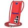 Mobigear Lanyard Card Samsung Galaxy S26 Ultra Silikon Handykette mit Kartenhalter - Rot