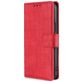 Mobigear Croco Xiaomi 12T Hülle Klapphülle Geldbörse - Rot