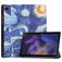 Mobigear Tri-Fold Samsung Galaxy Tab A8 10.5 (2021) Hülle Klapphülle - Starry Sky