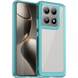 Mobigear Crystal Xiaomi 14T Hülle Hardcase Backcover - Blau