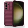 Mobigear Bumpy Samsung Galaxy S24 FE Hülle Flexibles TPU Backcover - Rot