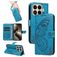 Mobigear Butterfly Xiaomi 15T Pro Klapphülle Portemonnaie - Blau
