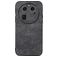 Mobigear Fabric OPPO Find X6 Hülle Hardcase Backcover - Schwarz