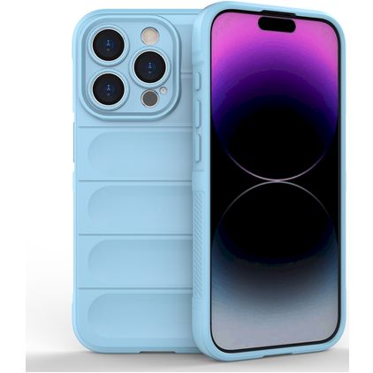 Mobigear Bumpy iPhone 15 Pro TPU (flexibel) Backcover - Blau