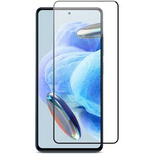 Mobigear Premium Xiaomi Redmi Note 12 Pro Panzerglas Gehärtetes Glas Displayschutz - Hüllenfreundlich - Schwarz