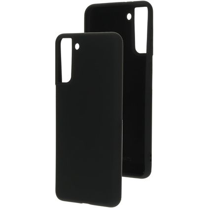 Mobiparts Samsung Galaxy S21 Plus Silikon Hülle Backcover - Schwarz