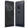 Mobigear Brushed Slim Sony Xperia XZ3 Hülle Flexibles TPU Backcover - Marineblau