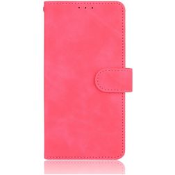 Mobigear Retro Motorola One Fusion Plus Hülle Klapphülle Geldbörse - Magenta