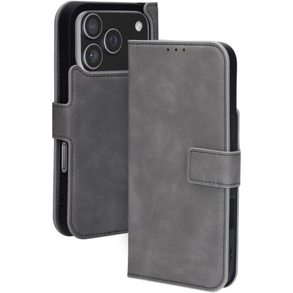 Mobiparts Classic Wallet iPhone 17 Pro MagSafe Klapphülle - Granite Grey