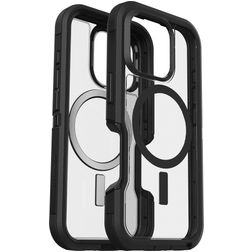 Otterbox Defender iPhone 16 Pro MagSafe Hülle Hardcase Backcover Stoßfest - Transparent / Schwarz