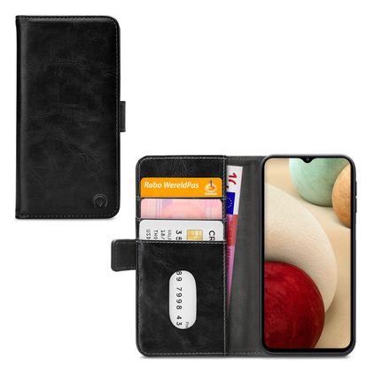 Mobilize Elite Gelly Samsung Galaxy A12 Hülle Klapphülle - Schwarz