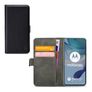 Mobilize Classic Gelly Wallet Motorola Moto G53 5G Hülle Klapphülle Geldbörse - Schwarz