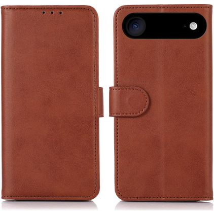 Mobigear Wallet iPhone Air Hülle Klapphülle Geldbörse - Braun