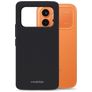 Mobilize Rubber Gelly Honor 600 Smart Hülle Flexibles TPU Backcover - Schwarz