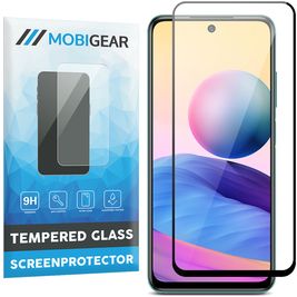 Mobigear Premium Xiaomi Redmi 10 5G Panzerglas Gehärtetes Glas Displayschutz - Hüllenfreundlich - Schwarz