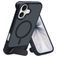 Mobiparts Hardcover iPhone 17 MagSafe Hülle Hardcase Backcover mit Ständer - Satin Black