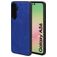 Mobiparts Classic Samsung Galaxy A56 MagSafe TPU / Kunstleder Backcover - Sapphire Blue
