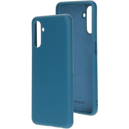Mobiparts Samsung Galaxy A04s Silikon Hülle Backcover - Blueberry Blue
