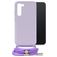 Mobilize Lanyard Gelly Samsung Galaxy S23 Plus Flexibles TPU Handykette - Pastel Purple