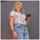 Mobigear Nylon Lanyard Universal-Handykette einstellbar - Roségold