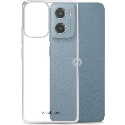 Mobilize Gelly Case Durchsichtig Motorola Moto E15 Hülle Flexibles TPU Backcover - Transparent