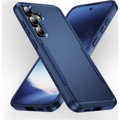 Mobigear Heavy Armor Samsung Galaxy S24 Plus Hülle Hardcase Backcover Stoßfest - Blau