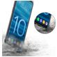 Mobigear Card Samsung Galaxy S10 Hülle Hardcase Backcover Stoßfest mit Kartenhalter - Marineblau