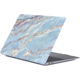 Mobigear Marble MacBook Air 13 Zoll (2018-2020) Hardcase Hülle MacBook Case - Blau / Gold - Model A1932 / A2179 / A2337 Mobigear Marble MacBook Air 13 Zoll (2018-2020) Hardcase Hülle MacBook Case - Blau / Gold - Model A1932 / A2179 / A2337